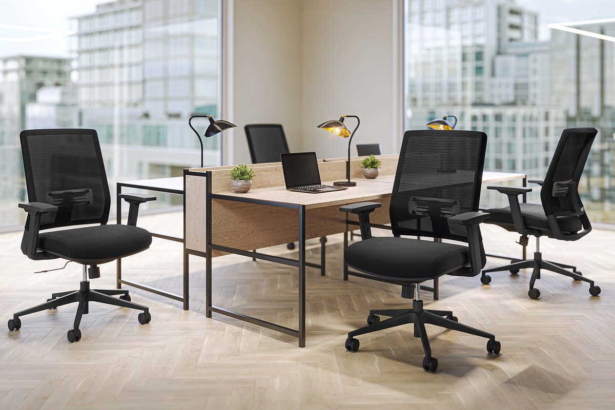 @NCE-206 Black Task Chair