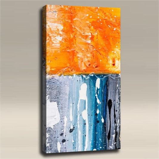 Chairly Acoustics Abstract Collection - Orange and Blues