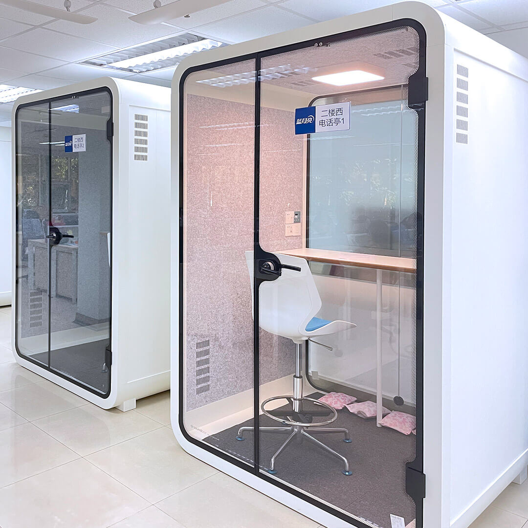 2-4 Person Privacy Booth | Office Furniture Pod | Shop Now – Chairly