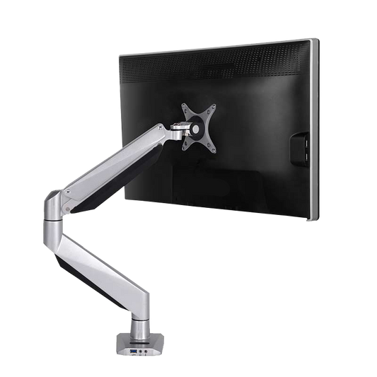 Premium Single Monitor Arm with Docking Station