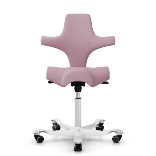 Pink best sale saddle chair
